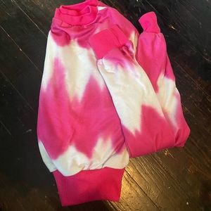 Cropped Tye Dye Crewneck, Shein, Size Medium